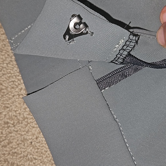 NWOT Wide Leg Grey Pleated Trousers - Picture 7 of 11